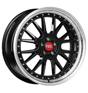 TEC Speedwheels GT Evo black-polished-lip 18"
                 4250353326425
