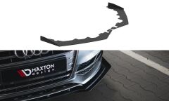 Audi A3 Sedan 8V Maxton Frontsplitter Flaps 13-16 - S-Line / S3(AUS33SCNC-FSF1G)