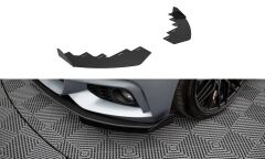 BMW 4-Serie Coupe Gran Coupe Cabrio F32 F36 F33 Maxton Frontsplitter Flaps 13-20 - M-Pakke(BM4F32MPACKCNC-FSF1G)