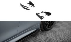 BMW 4-Serie Coupe Gran Coupe Cabrio F32 F36 F33 Maxton Sidesplitter Flaps 13-20 - M-Pakke(BM4F32MPACKCNC-SF1G)
