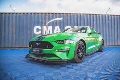 Ford Mustang MK6 Maxton Frontsplitter Flaps 17-23 - GT - Street Pro(FOMU6FGTCNC-FSF1G)