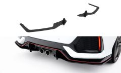 Honda Civic Sport Mk 10 Maxton Hæksplitter Side Sæt 17-19 Street Pro(HOCI10SPORTCNC-RSD2B)