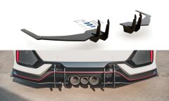 Honda Civic FC FK Maxton Hækdiffuser 18- Street Pro - V2(HOCI10TYPERCNC-RS2B)
