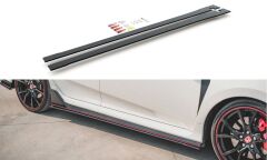 Honda Civic FC FK FE FL Maxton Sidesplitter Sæt 17- V2(HOCI10TYPERCNC-SD3B)
