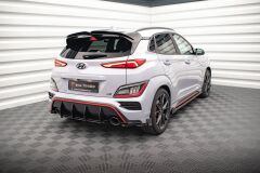 Hyundai Kona Maxton Hæksplitter Sæt + Flaps 17-20 V1 - N(HY-KO-1-N-RSD1G+RSF1B)