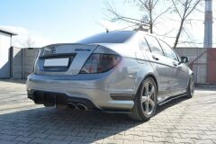 Mercedes C-Klasse W204 Maxton Hækdiffuser Finner 11-14 - AMG-Line(MEC204AMGLINECNC-RS3B)
