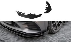 Mercedes Coupe Cabrio C205 Facelift A205 Facelift Maxton Frontsplitter Flaps 18-21 - C43 AMG(MEC205F43CCNC-FSF1G)
