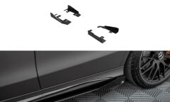 Mercedes C-Klasse Sedan Estate W205 Facelift Maxton Sidesplitter Flaps 18-21 - C63 AMG(MEC205F63CNC-SF1G)