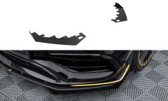 Mercedes CLA C117 Facelift Maxton Frontsplitter Flaps 17-19 - 45 Aero AMG(MECLA117AMGAEROCNC-FSF1G)