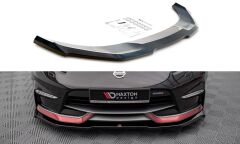 Nissan 370Z Maxton Frontsplitter 14-20 - V1(NI-370Z-NISMO-FD1G)