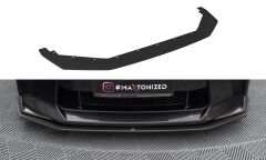 Nissan GTR R35 Maxton Frontsplitter 16-22 - Street Pro(NIGTR4F3CNC-FD1B)