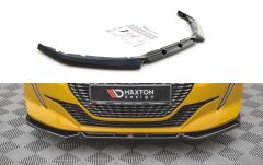 Peugeot 208 MK2 Maxton Frontsplitter 19 - V1(PE-208-2-FD1G)