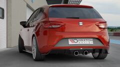 Seat Leon 5F MK3 Maxton Hækdiffuser 17-20 - Cupra - V2(SE-LE-3F-CU-RS2G)