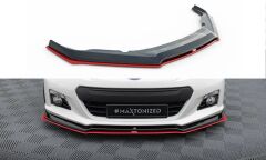 Subaru BRZ MK1 Maxton Frontsplitter 12-17 V3(SU-BRZ-1-FD2G+FD2RRED)