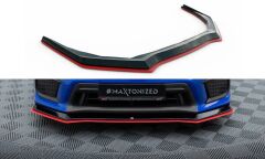 Subaru WRX STI MK1 Maxton Frontsplitter 17-21 V2(SU-IM-4F-WRX-STI-FD1G+FD1RRED)