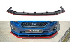 Subaru WRX STI Maxton Frontsplitter 14-17 V4(SUIM4WRXSTI-FD2G+FD2RRED)