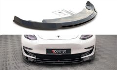 Tesla Model 3 Maxton Frontsplitter V3 17- Blank(TE-MODEL3-1-FD3G+FD3RG)