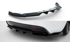 Tesla Model 3 Performance MK1 Facelift Maxton Hæksplitter 23- Vertical Bars V1(TE-MODEL3-1F-PFC-RD1G+RD3G)