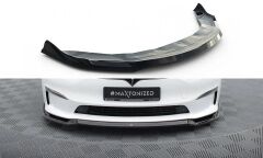 Tesla Model S Plaid MK1 Facelift Maxton Frontsplitter 21- V2(TE-MODELS-1F2-PL-FD2G)