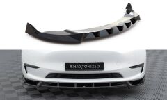 Tesla Model Y Maxton Frontsplitter V1 - Matsort(TE-MODELY-1-FD1T)