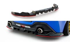 Subaru BRZ MK2 Maxton Hæksplitter 21- Vertical Bars V2(TO-GR86-1-RD2G+RD5G+RD2RRED)