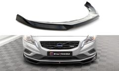 Volvo S60 Maxton Frontsplitter 10 -14 - R-Design - V2(VO-S60-2-RDESIGN-FD2G)