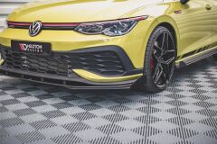 VW Golf 8 Maxton Frontsplitter Sæt Racing Flaps 20- Clubsport(VWGO8GTICSCNC-FSF1G)