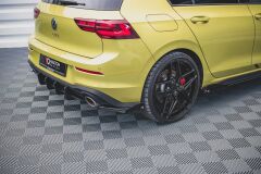 VW Golf 8 Maxton Hæksplitter Sæt Racing Flaps 20- Clubsport(VWGO8GTICSCNC-RSF1G)