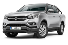 Sort Frontrør til SSANGYONG MUSSO 2018 -(144s-MUSSO-L1870-05-B)