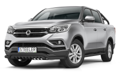 Sort Frontrør til SSANGYONG MUSSO 2018 -(144s-MUSSO-L1870-08-B)