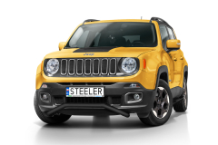 Sort Frontrør til JEEP RENEGADE 2014 -(144s-RENEGADE-L1460-09-B)