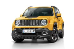 Sort Frontrør til JEEP RENEGADE 2014 -(144s-RENEGADE-L1460-10-B)