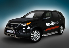 Sorte Siderør til KIA SORENTO 2010 - 2012(144s-SOR-R0070-PR-B)