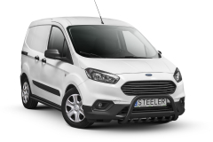 Forreste rør med grill SORT - Ford Courier (2018 -)(COURIER-R1860-00-B)