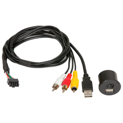 Alpine USB/aux stik m. Kabel(245 KCU1a)