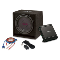 Alpine 12" subwoofer med forstærker(245 SBG30KIT)