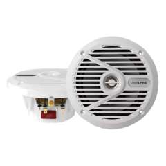 Alpine 6,5" 2 vejs højttaler coax marine(245 SPSM601W)