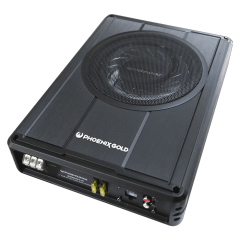 Phoenix Gold 8 aktiv subwoofer under sæde 200W RMS(262 Z8150V2)