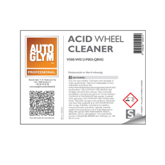 Label Autoglym Acid Wheel Cleaner(76 LBL07)