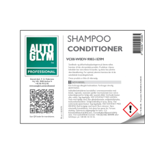 Label Autoglym Shampoo Conditioner No. 14B(76 LBL14B)
