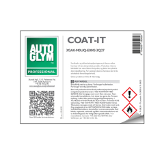 Label Autoglym Coat-It(76 LBL38)