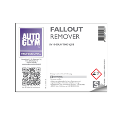 Label Autoglym Fallout Remover(76 LBL50)