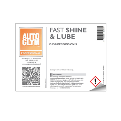 Label Autoglym Fast Shine & Lube(76 LBL54)