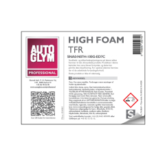 Label Autoglym High Foam TFR(76 LBL69)