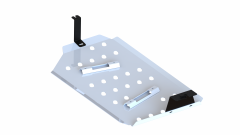 Brændstoftankbeskytter - aluminium - Ford Transit Custom (2023 -)(CUSTOM-R2305A-FT) Brændstoftankbeskytter - aluminium - Ford Transit Custom (2023 -)(CUSTOM-R2305A-FT)